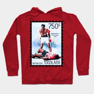 Muhammad Ali Postage Stamp Hoodie